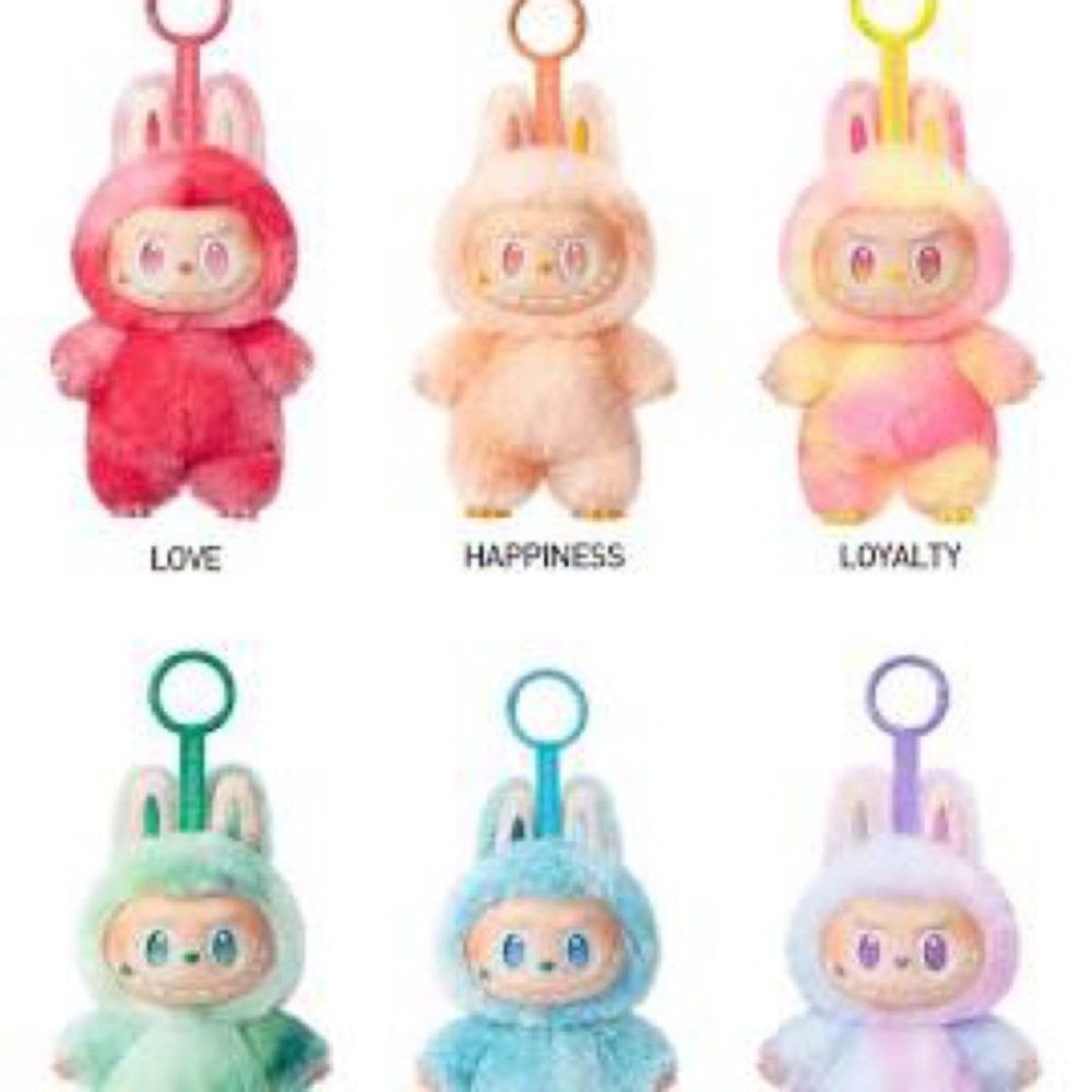 Labubu blind box doll keychain variety pop mart